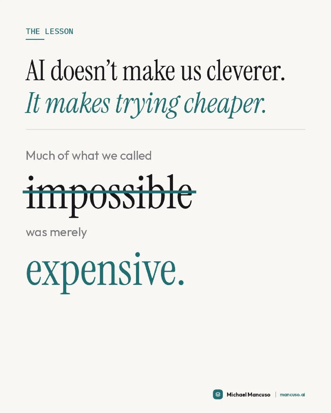 Impossible, or just expensive?, page 5 of 5