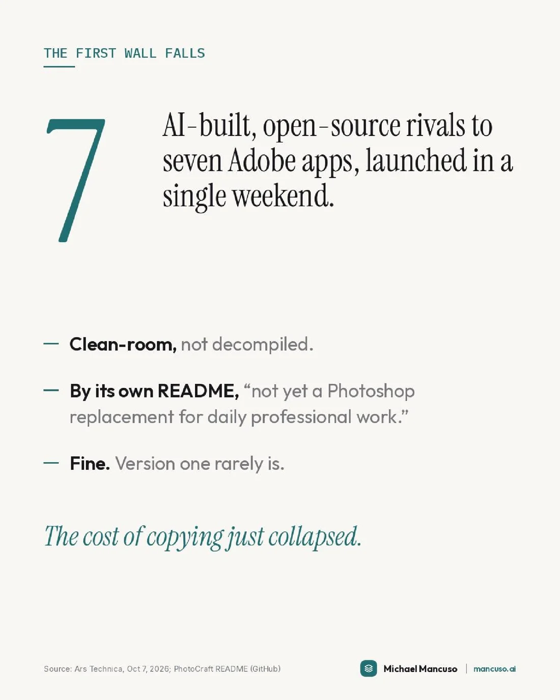 Reputation Is a Delay, Not a Moat., page 3 of 5